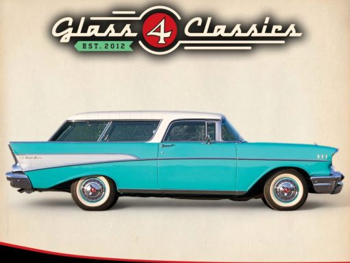 Chevrolet 1955-57 Nomad | Side Windows Set (Excluding Curved Quarters) | New Glass | Glass 4 Classics
